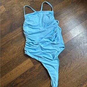Light Blue One Piece Swimsuit